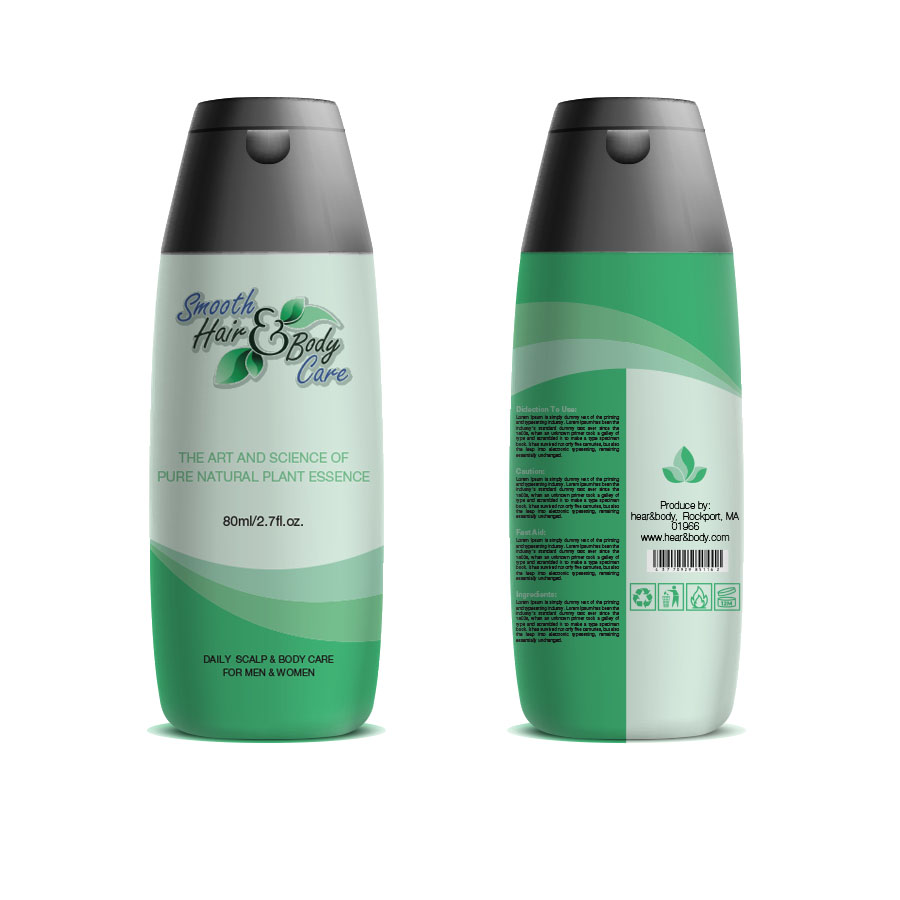 Design Emballage par Rupok 3 pour Smooth Hair & Body Care | Design #25077152