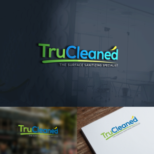 TruCleaned..... The Surface Sanitizing specialist | Logo Design by Paperfox Designs