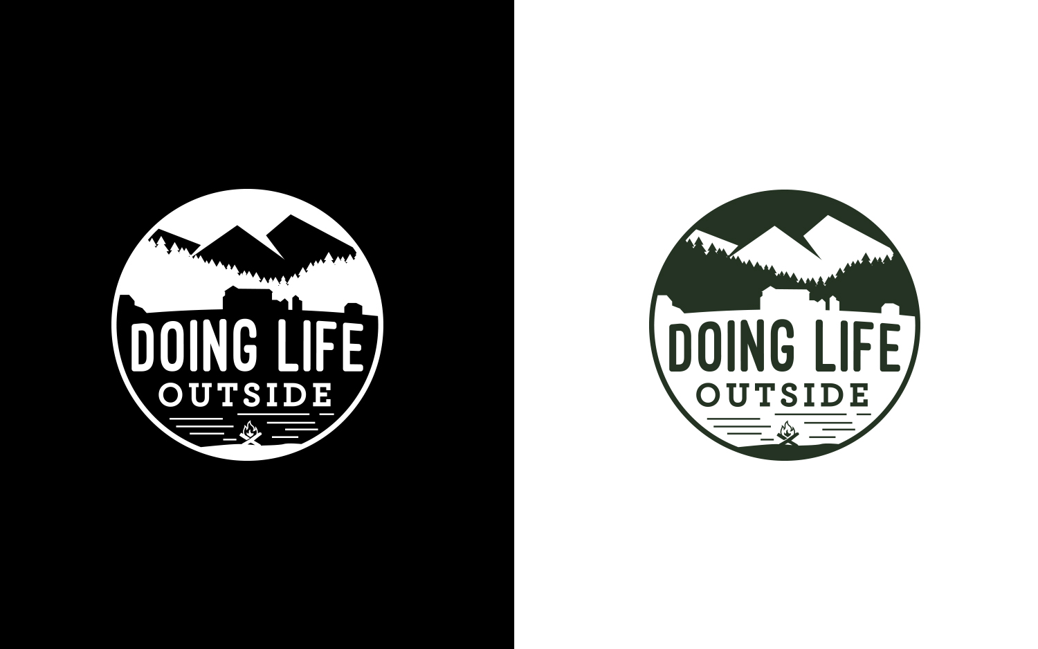 Logo Design by MT for Doing Life Outside | Design #25081396