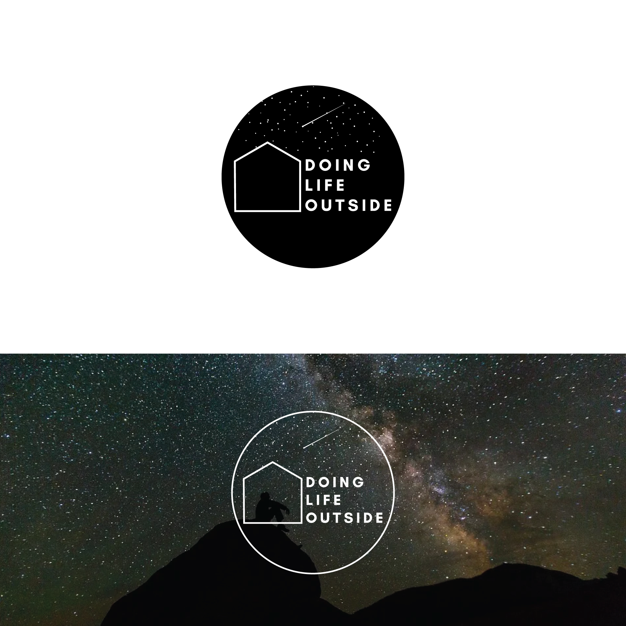 Diseño de Logo por Zak deZign para Doing Life Outside | Diseño #25077605