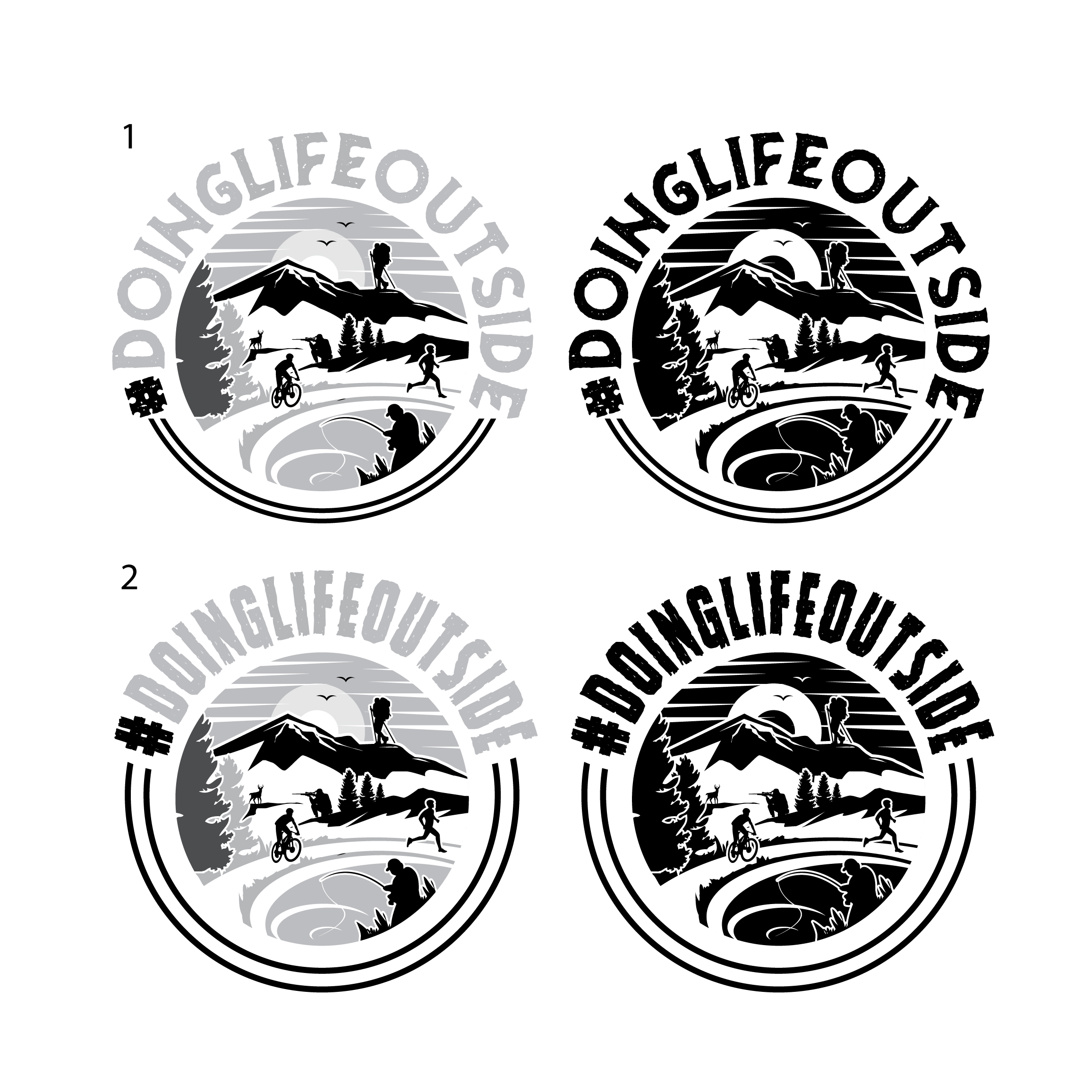 Diseño de Logo por geni para Doing Life Outside | Diseño #25081092
