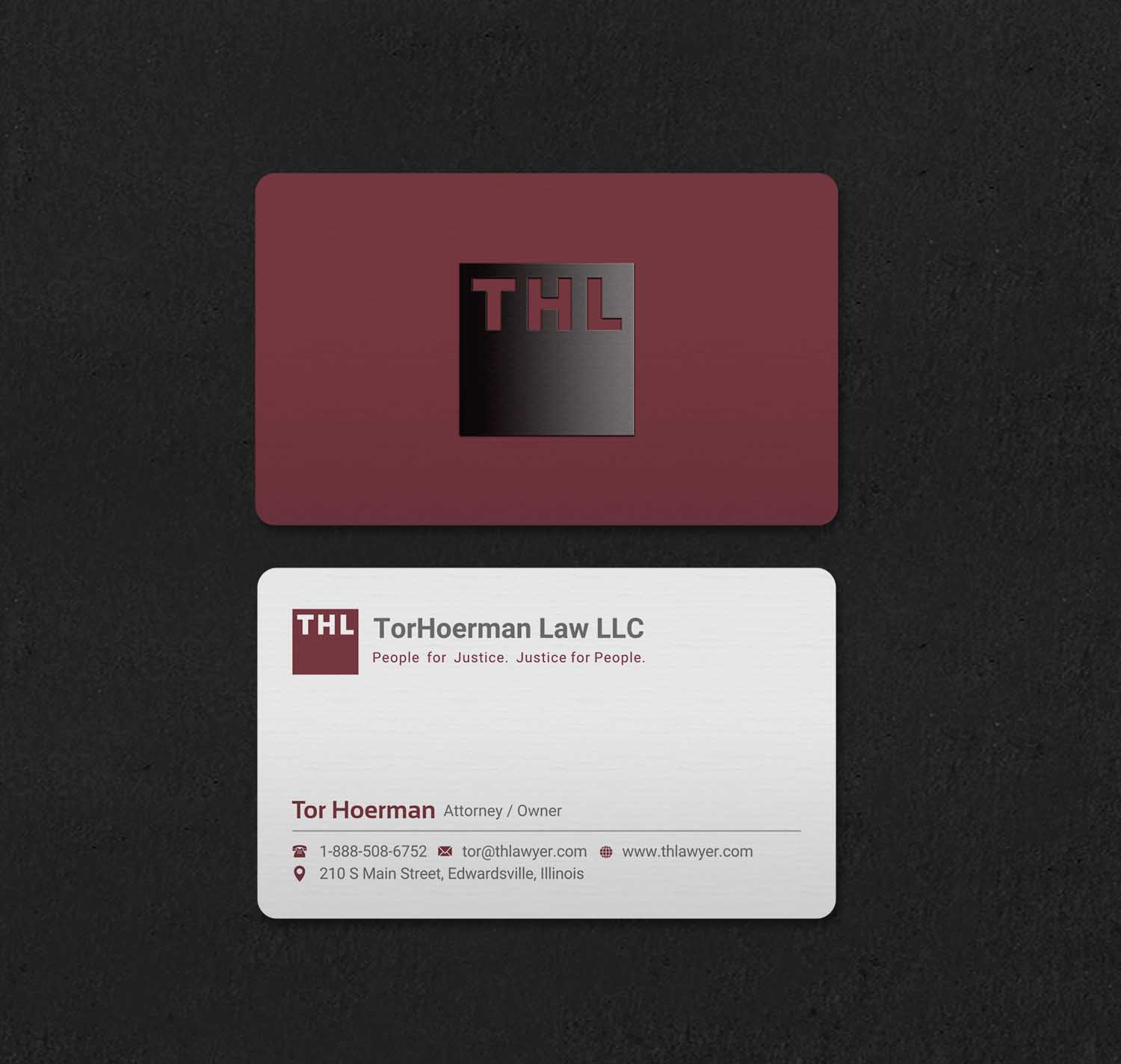 Business Card Design by INDIAN_Ashok for TorHoerman Law LLC | Design #25078910