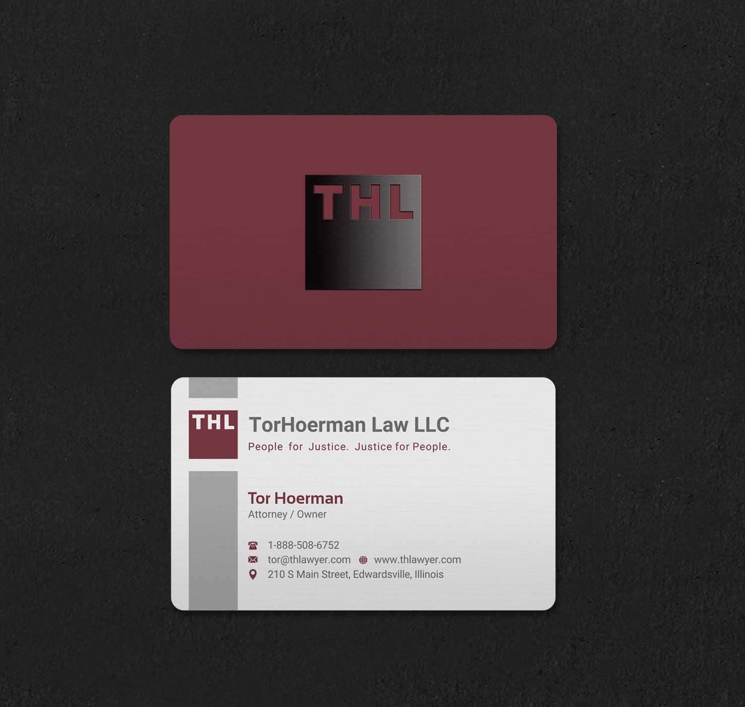 Business Card Design by INDIAN_Ashok for TorHoerman Law LLC | Design #25078912