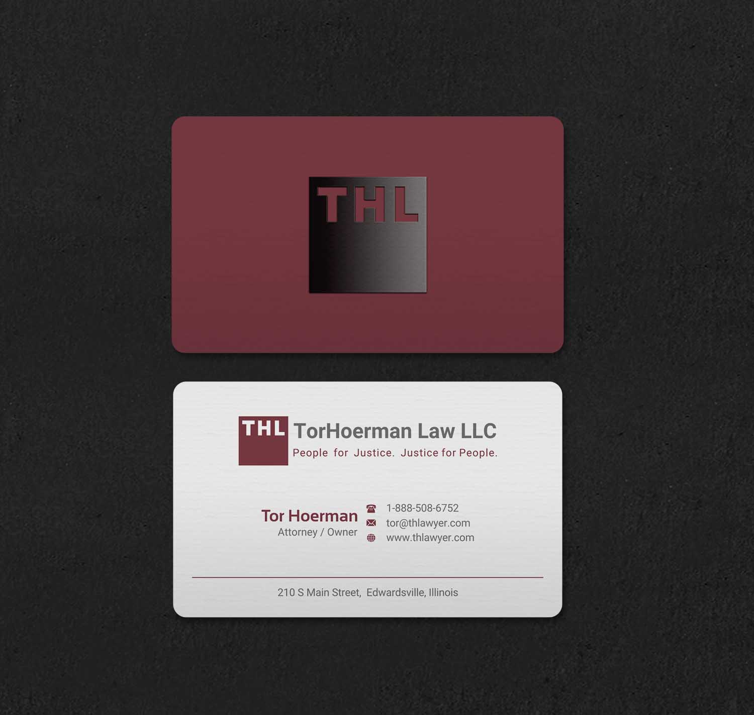 Business Card Design by INDIAN_Ashok for TorHoerman Law LLC | Design #25078917