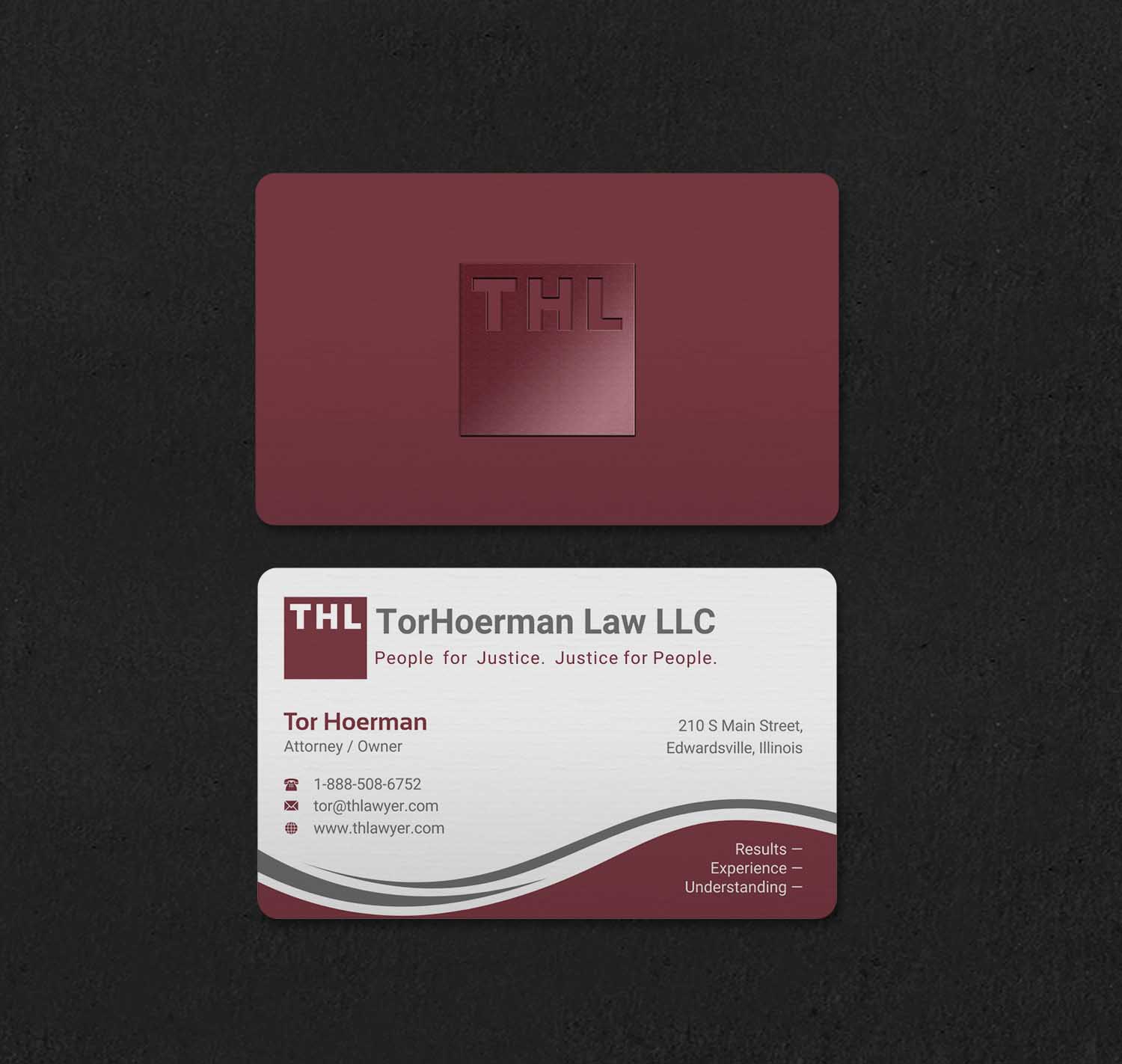 Business Card Design by INDIAN_Ashok for TorHoerman Law LLC | Design #25078921