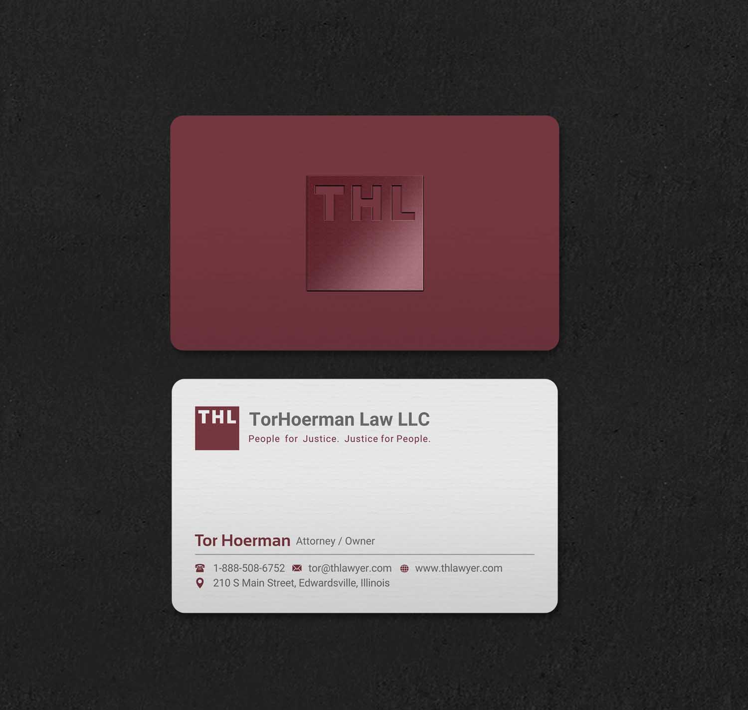 Business Card Design by INDIAN_Ashok for TorHoerman Law LLC | Design #25078922
