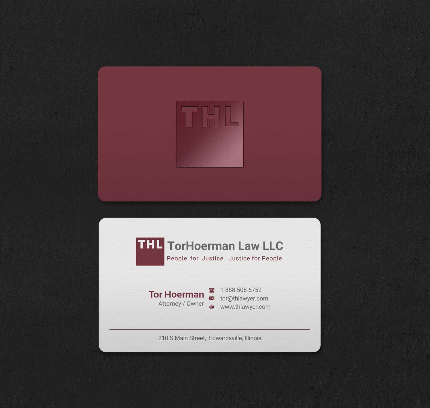 Business Card Design by INDIAN_Ashok for TorHoerman Law LLC | Design #25078925