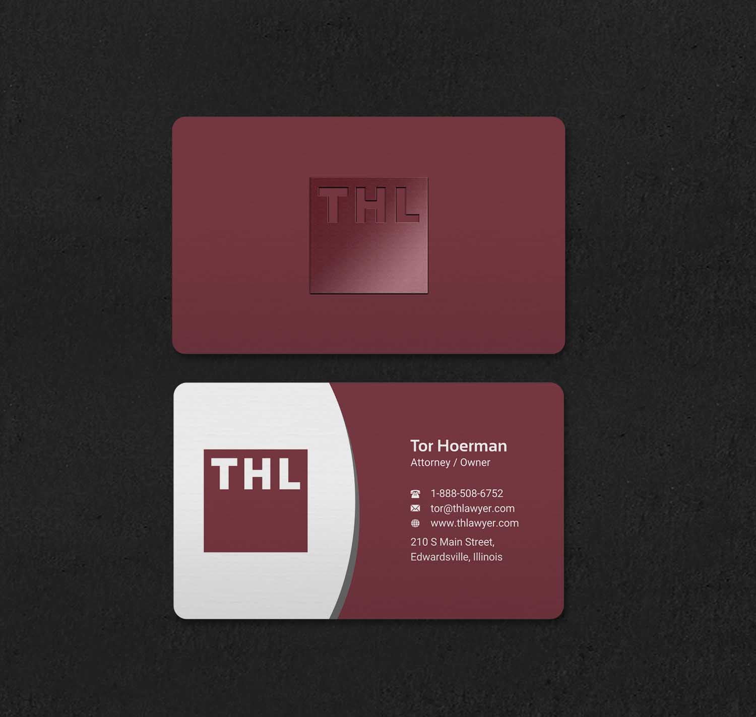 Business Card Design by INDIAN_Ashok for TorHoerman Law LLC | Design #25078927
