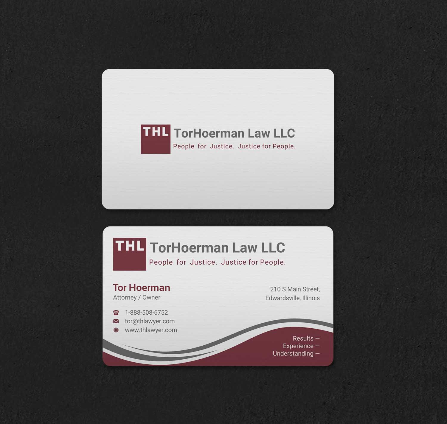 Business Card Design by INDIAN_Ashok for TorHoerman Law LLC | Design #25078929