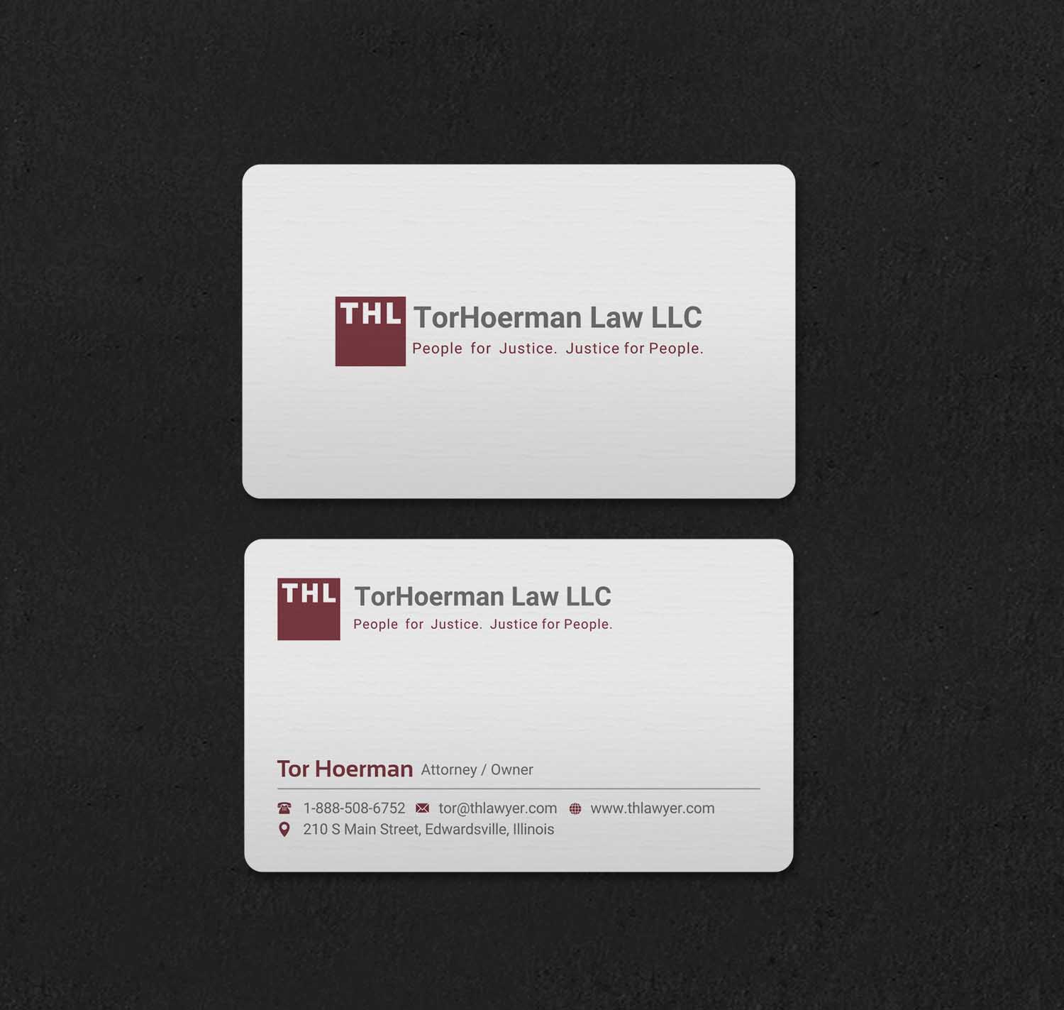 Business Card Design by INDIAN_Ashok for TorHoerman Law LLC | Design #25078930