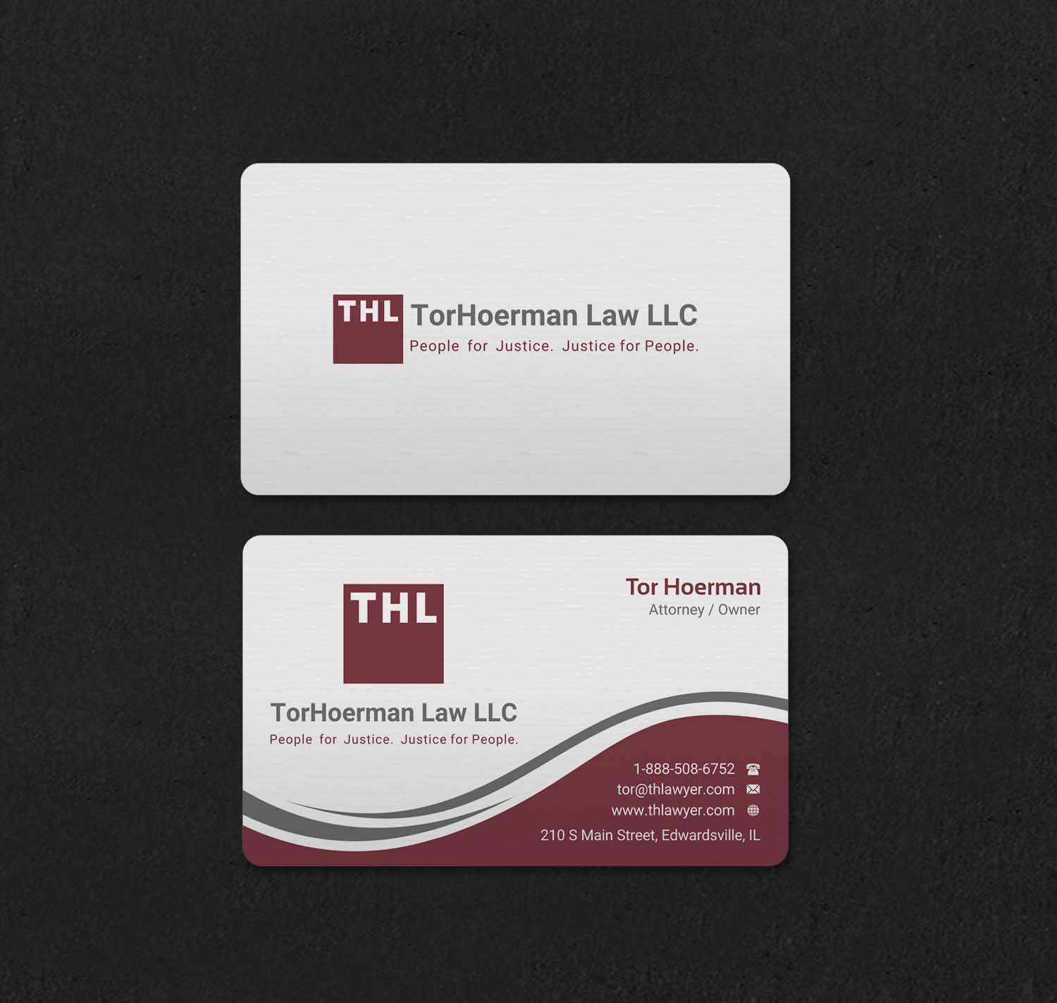 Business Card Design by INDIAN_Ashok for TorHoerman Law LLC | Design #25078932