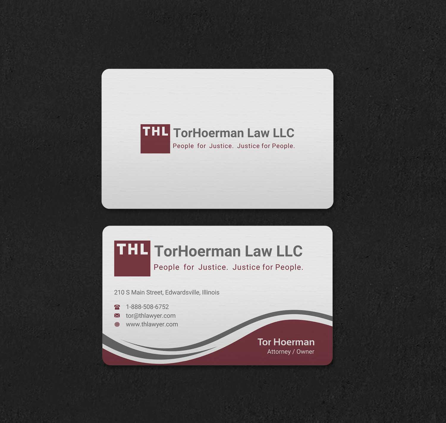 Business Card Design by INDIAN_Ashok for TorHoerman Law LLC | Design #25078935