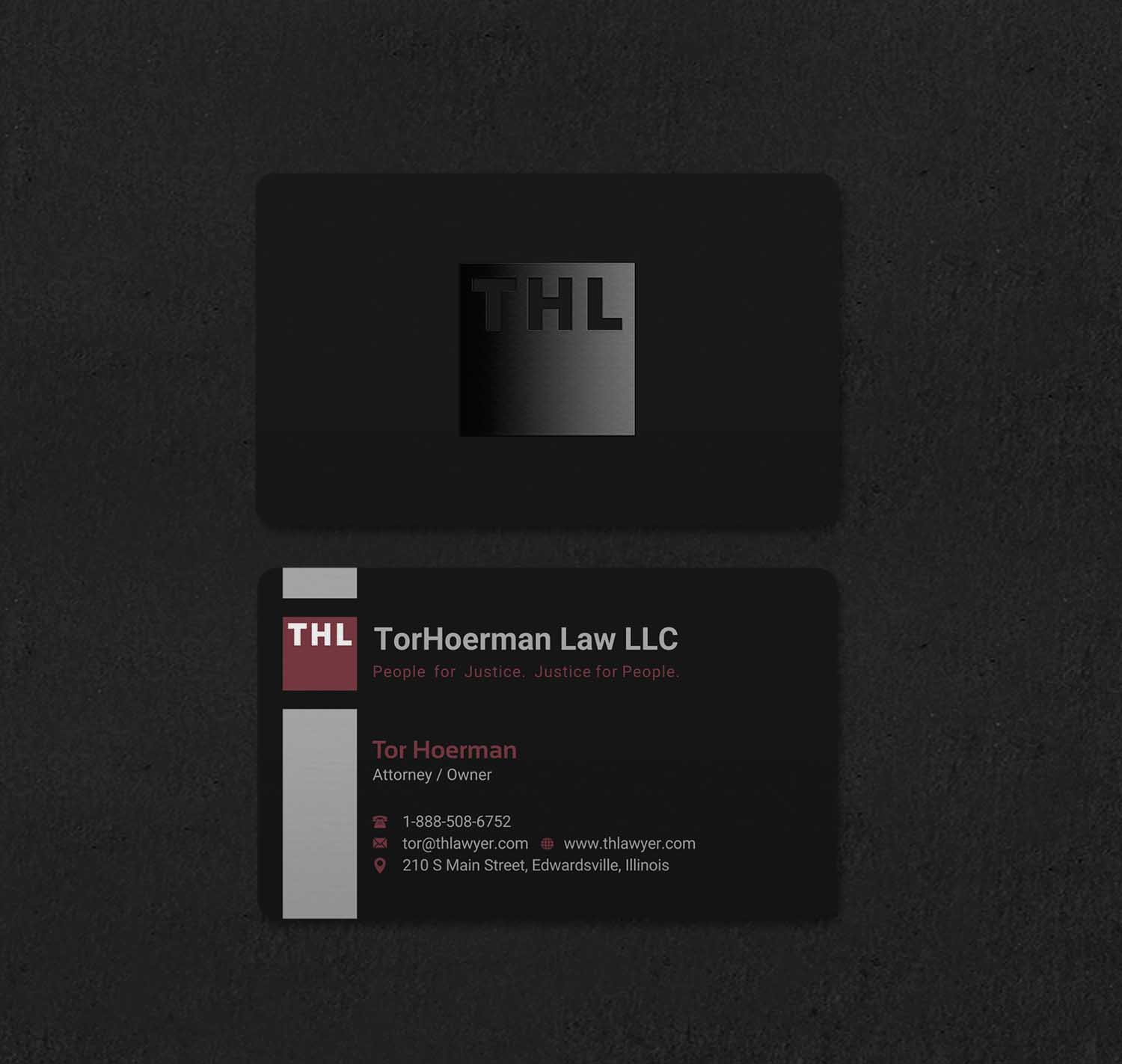 Business Card Design by INDIAN_Ashok for TorHoerman Law LLC | Design #25078951
