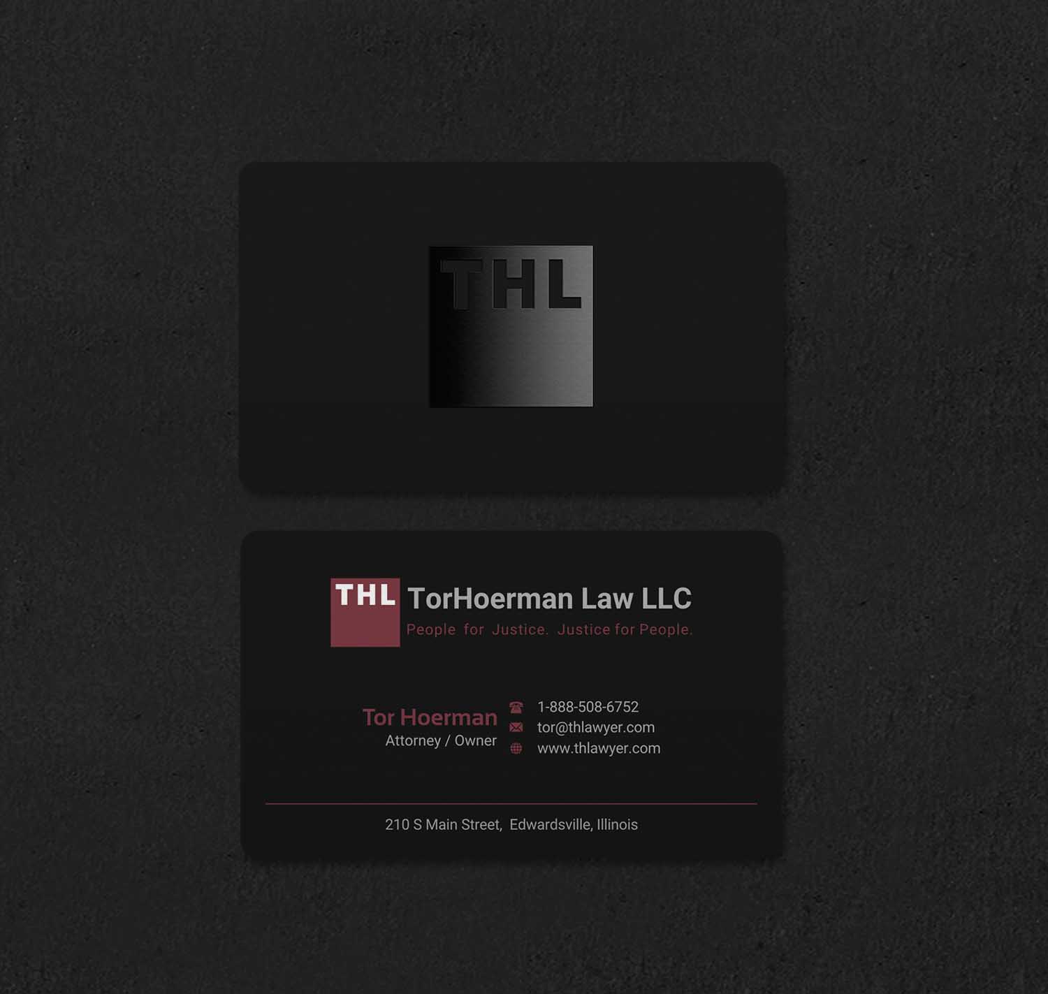 Business Card Design by INDIAN_Ashok for TorHoerman Law LLC | Design #25078958