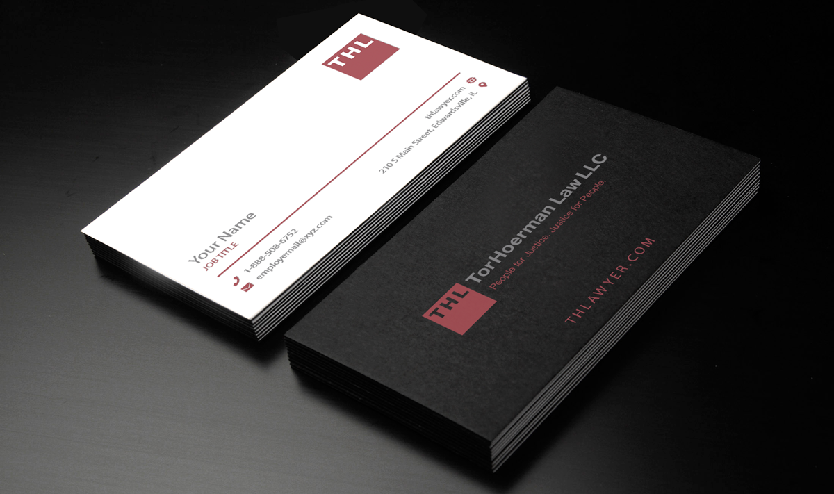 Business Card Design by Riz' for TorHoerman Law LLC | Design #25080365