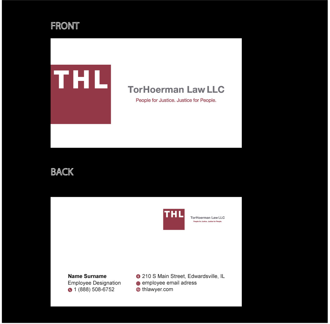 Business Card Design by SBose for TorHoerman Law LLC | Design #25084884