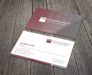 Business Card Design by LAXMI DESIGNHUB for TorHoerman Law LLC | Design: #25076475