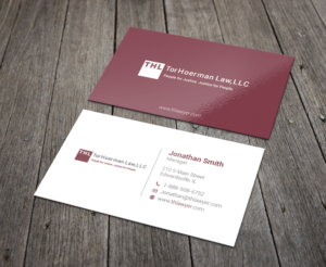 Business Card Design by LAXMI DESIGNHUB for TorHoerman Law LLC | Design: #25076477
