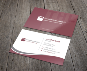 Business Card Design by LAXMI DESIGNHUB for TorHoerman Law LLC | Design: #25076478
