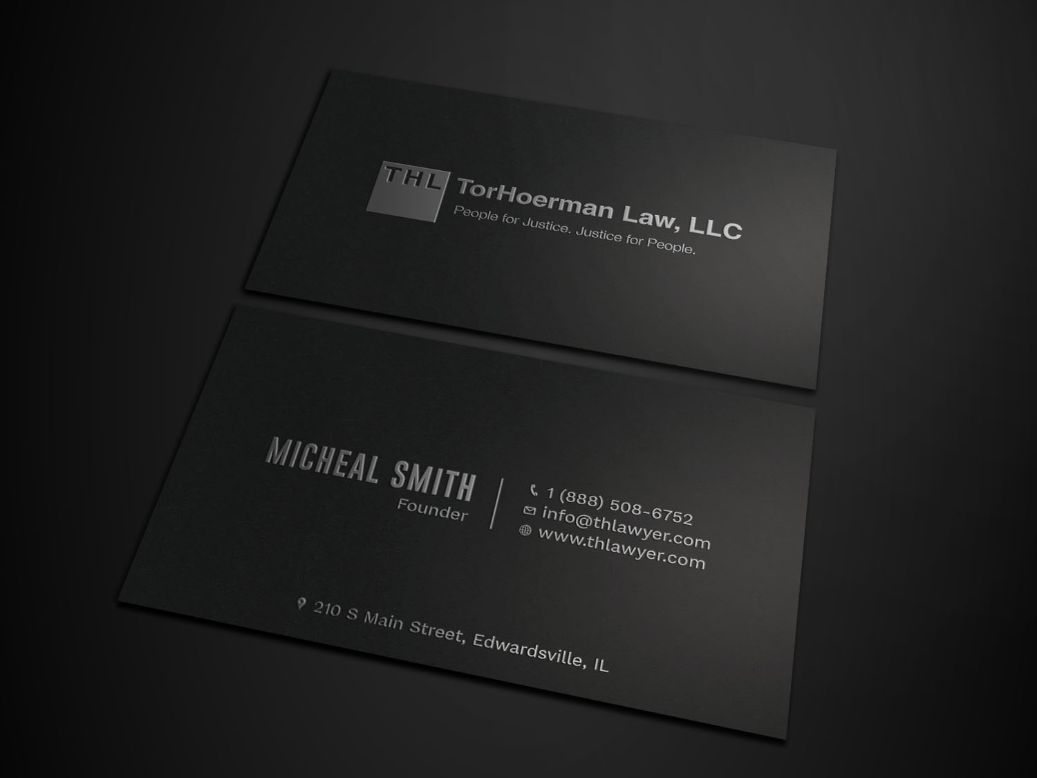 Diseño de Tarjeta de Presentación por Tripti Ranjan Gain para TorHoerman Law LLC | Diseño #25073666