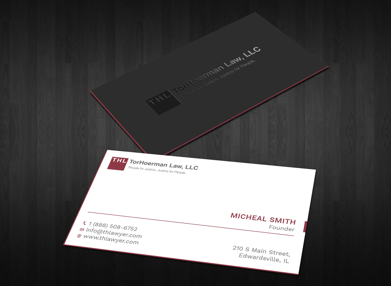 Diseño de Tarjeta de Presentación por Tripti Ranjan Gain para TorHoerman Law LLC | Diseño #25073675
