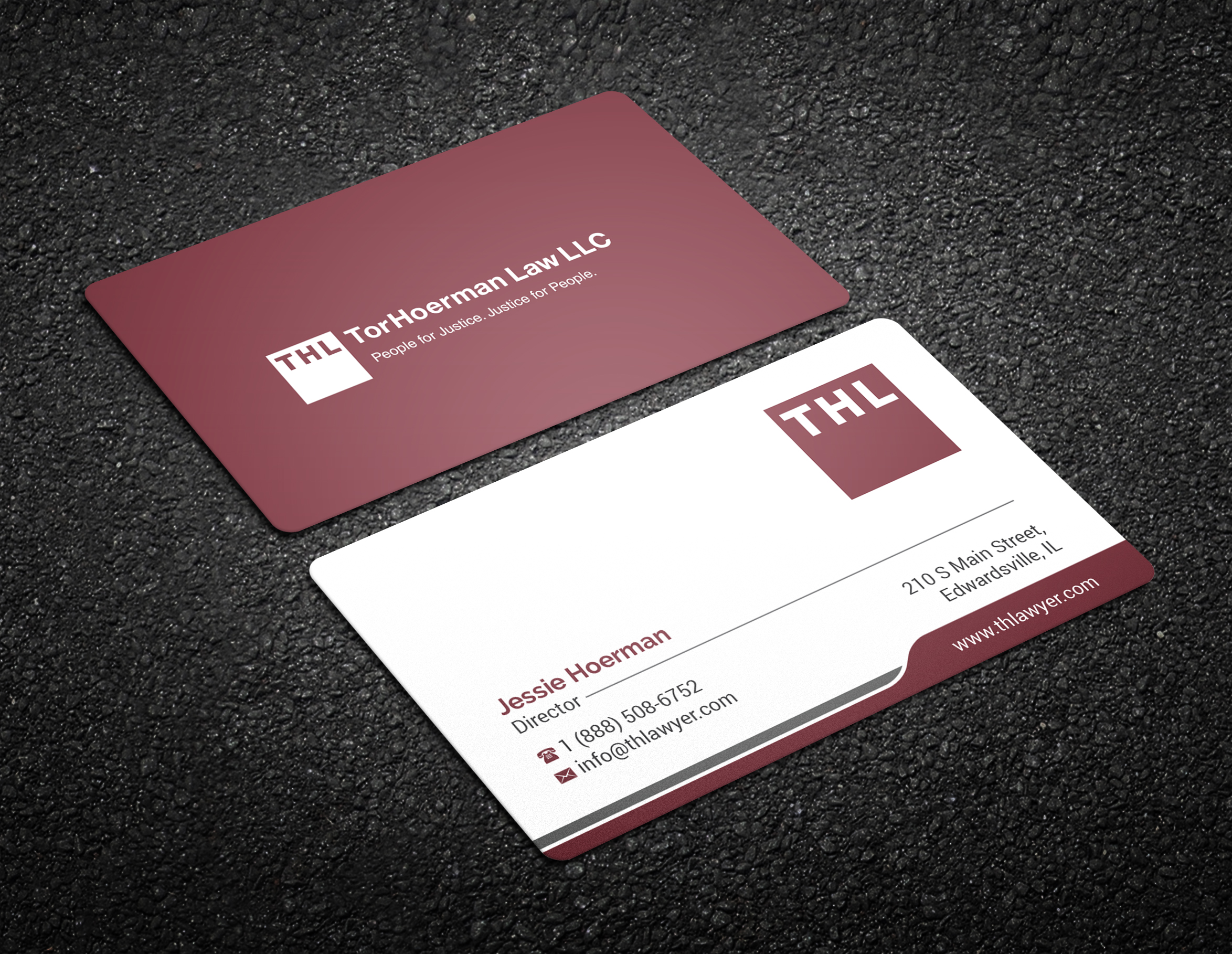Visitenkarten-Design von R.design für TorHoerman Law LLC | Design #25072682