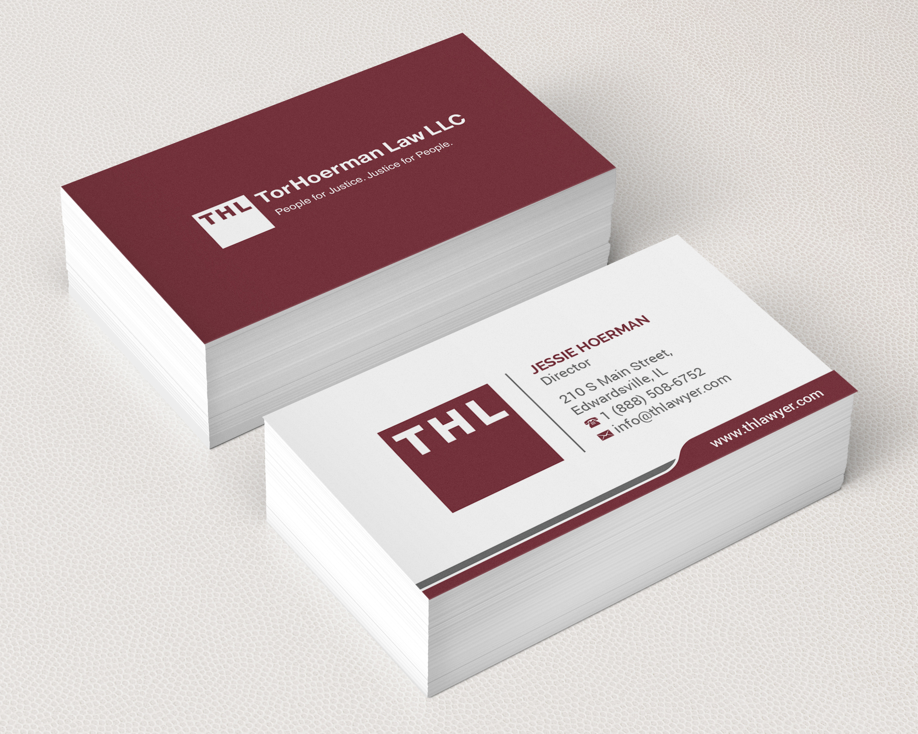 Business Card Design by R.design for TorHoerman Law LLC | Design #25081599
