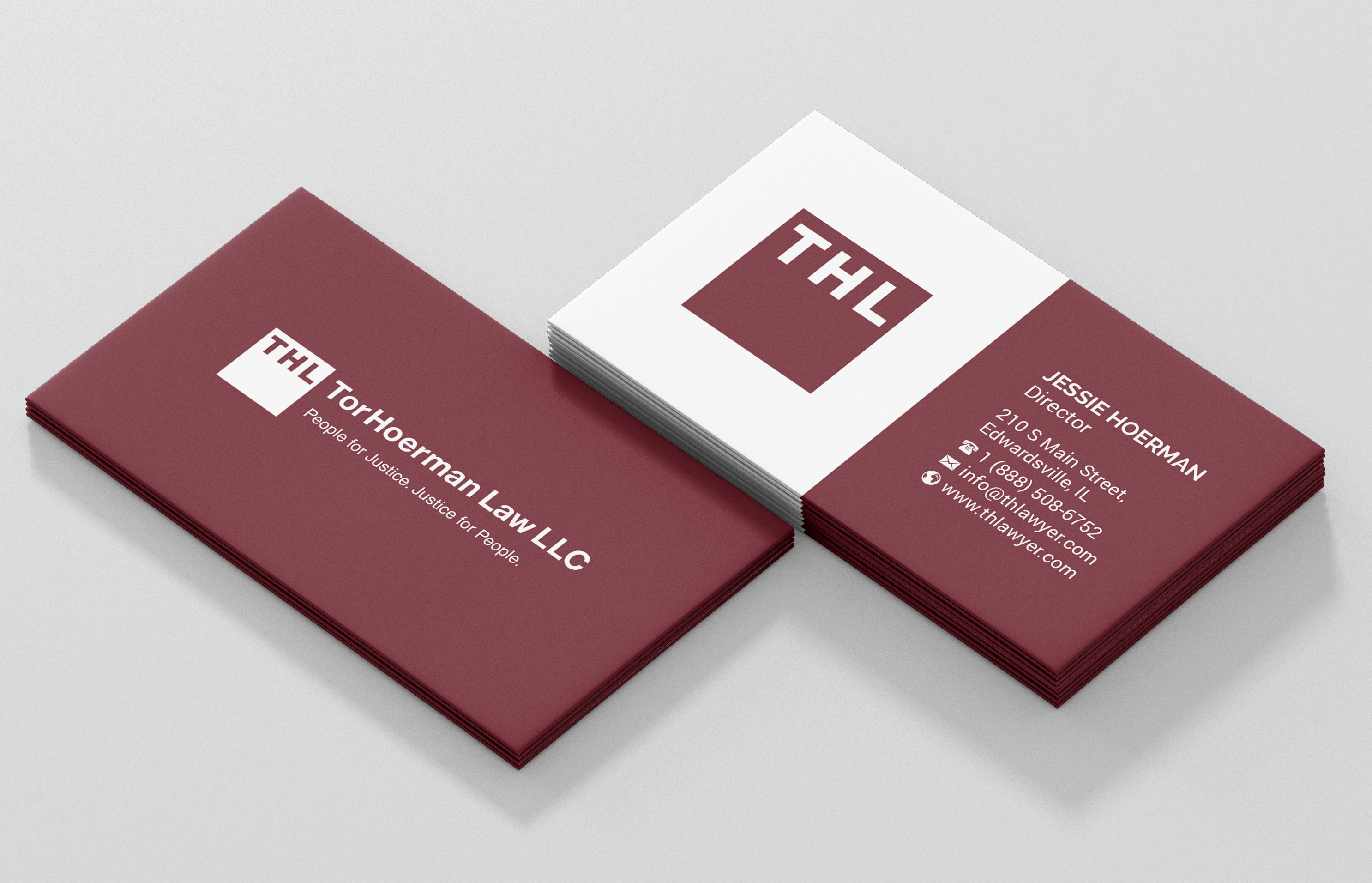 Diseño de Tarjeta de Presentación por R.design para TorHoerman Law LLC | Diseño #25081610