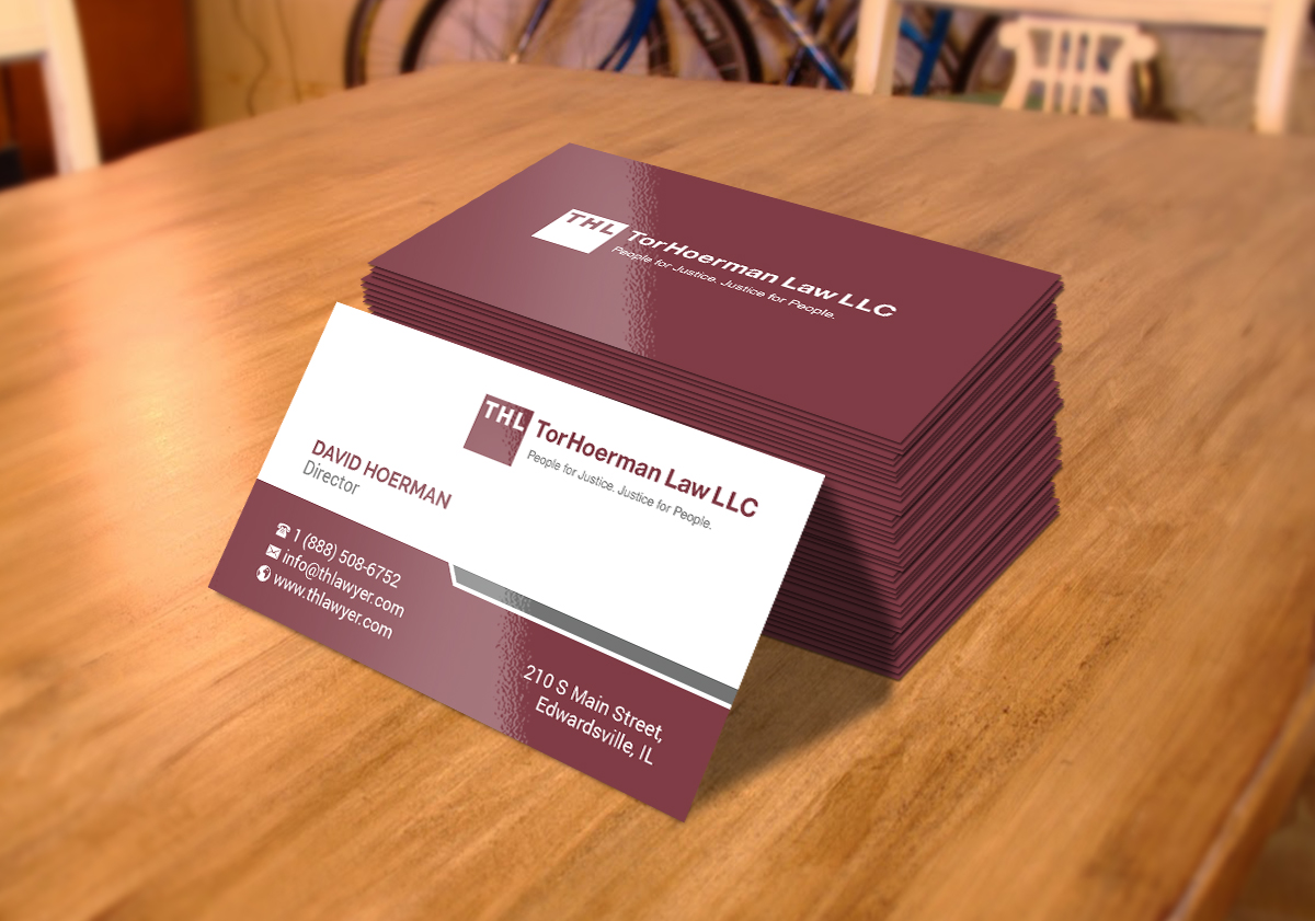 Diseño de Tarjeta de Presentación por R.design para TorHoerman Law LLC | Diseño #25081830