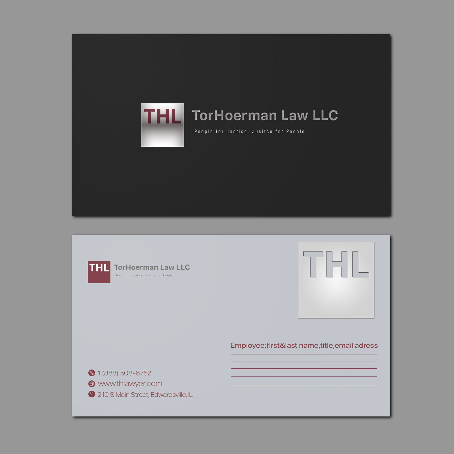 Business Card Design by MAHESH101 for TorHoerman Law LLC | Design #25075538