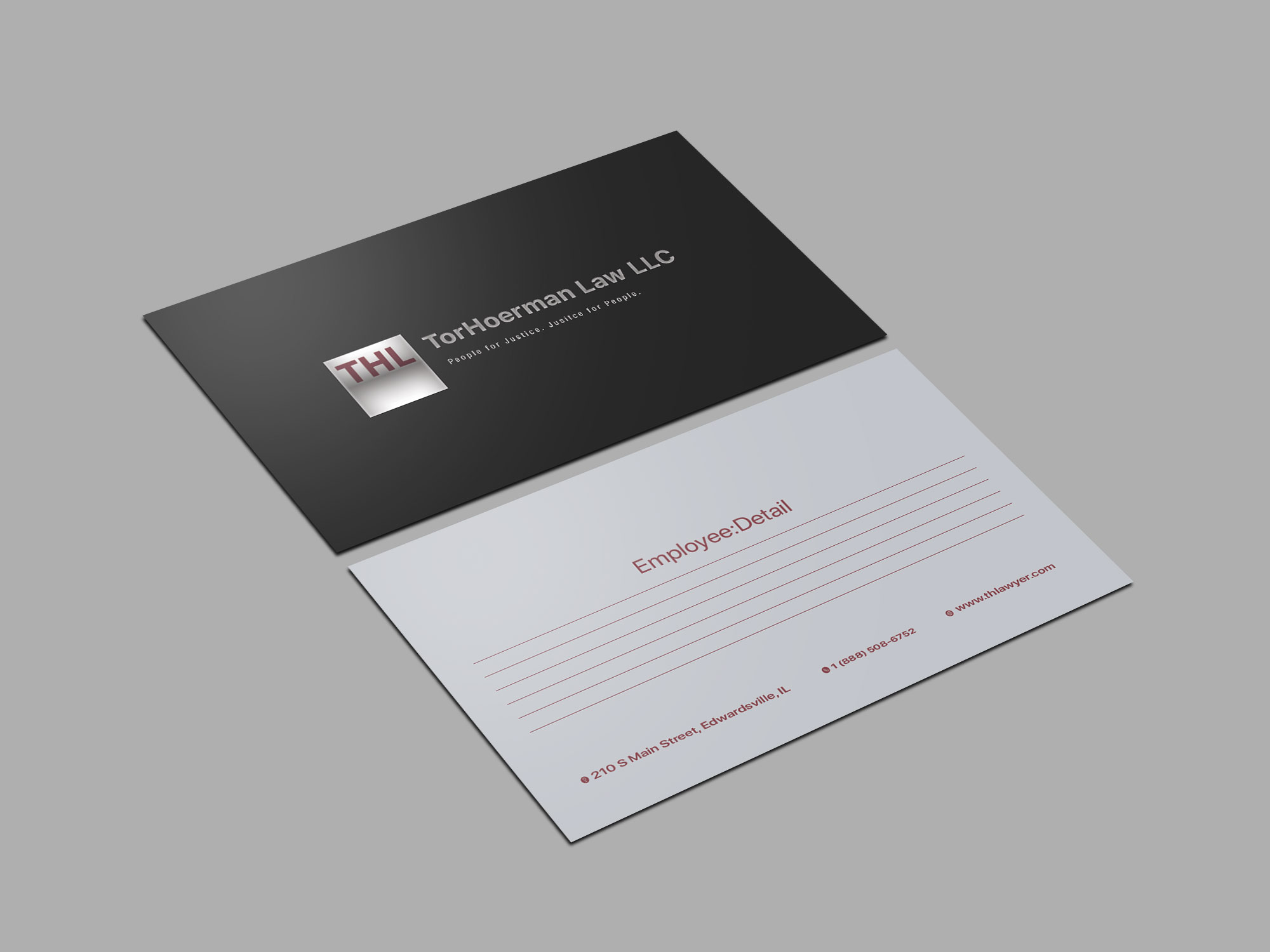Business Card Design by MAHESH101 for TorHoerman Law LLC | Design #25081503