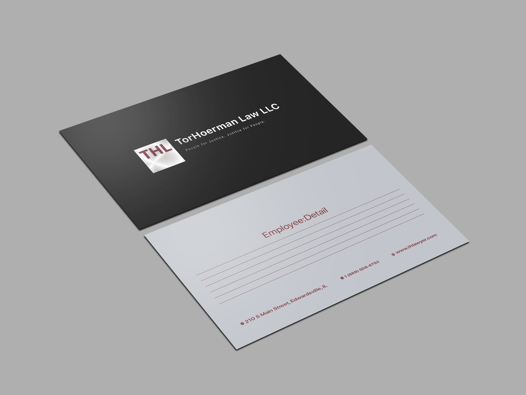 Business Card Design by MAHESH101 for TorHoerman Law LLC | Design #25081511