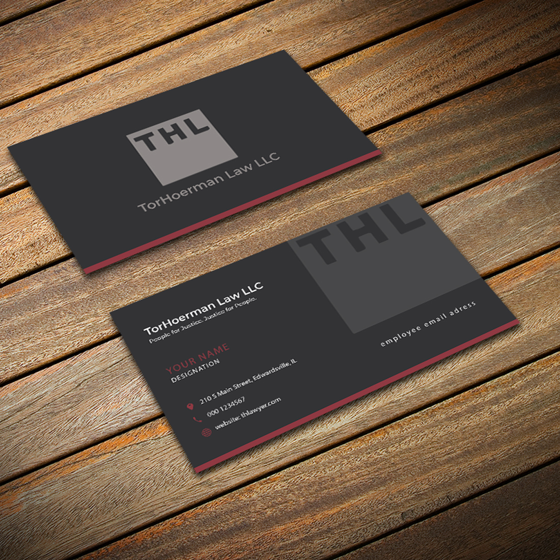Business Card Design by LogoGraphix786 for TorHoerman Law LLC | Design: #25077143