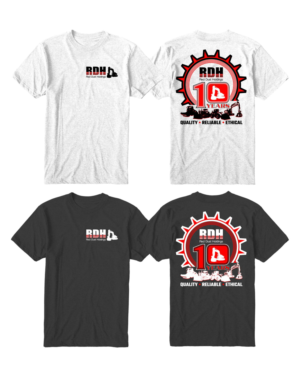 10 Years in Business Shirt for Civil Construction company. | T-Shirt-Design von Creative M^ck