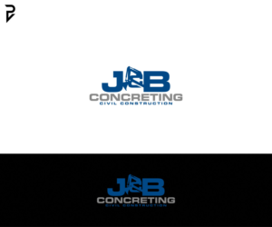 Logo Design by poisonvectors for J&B Concreting and Civil Construction | Design: #25092818