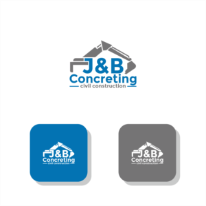 Logo Design by pry go for J&B Concreting and Civil Construction | Design: #25079430