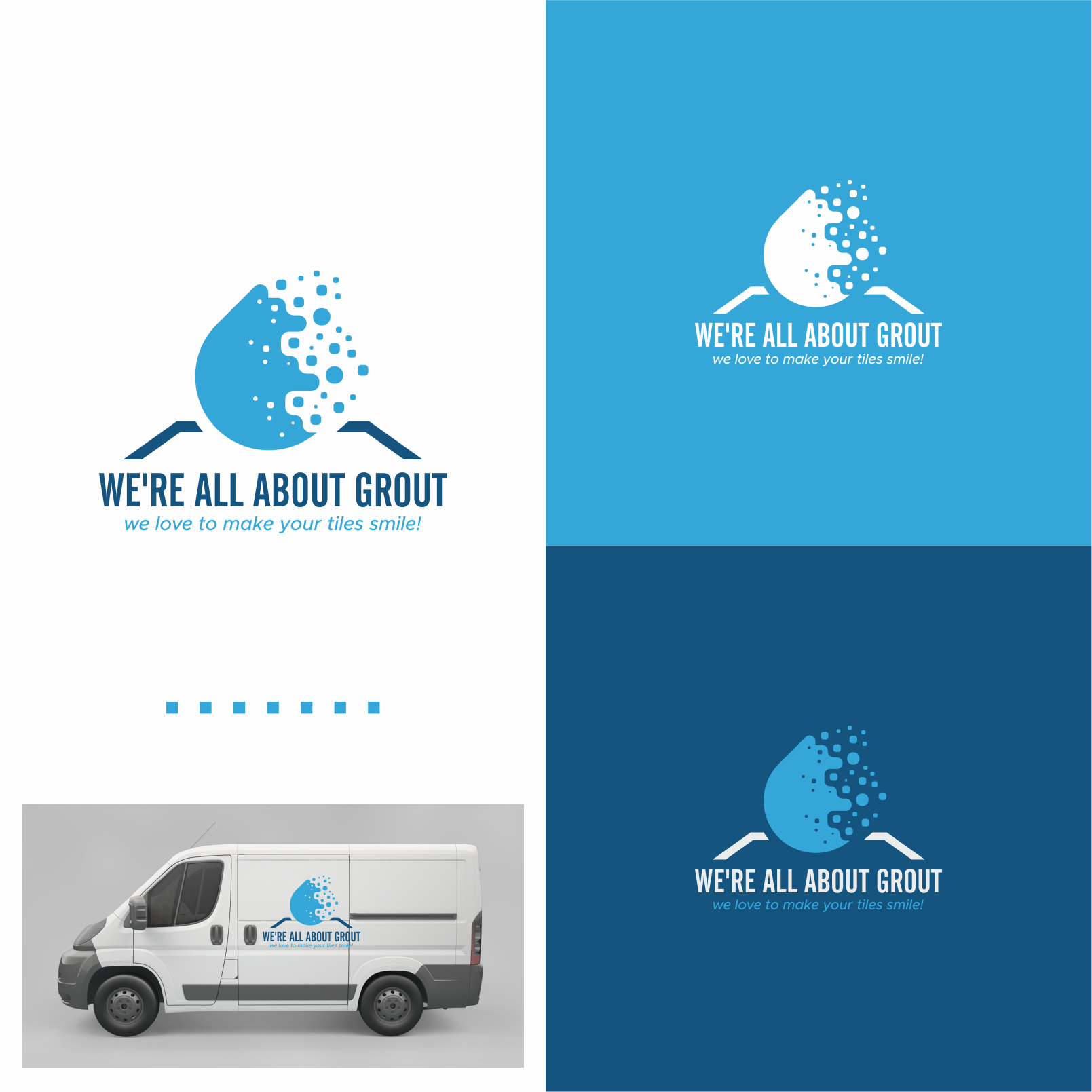 Logo-Design von Sibyle für Were All About Grout | Design #25080770