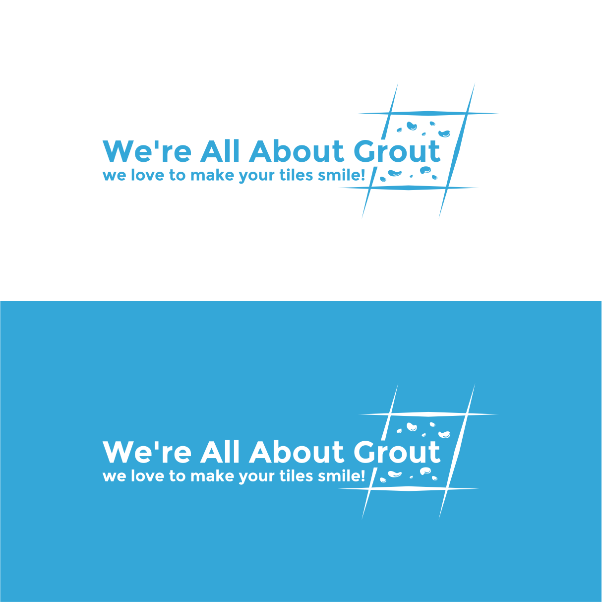 Logo Design by pry go for Were All About Grout | Design #25078671