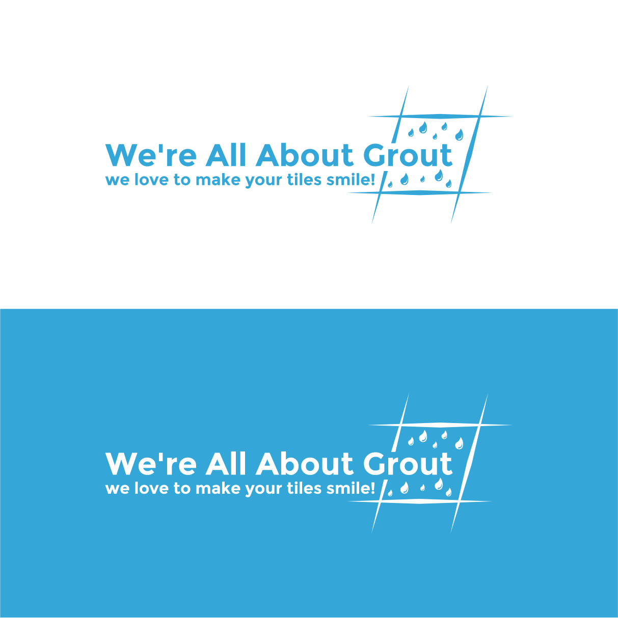 Logo Design by pry go for Were All About Grout | Design #25078672