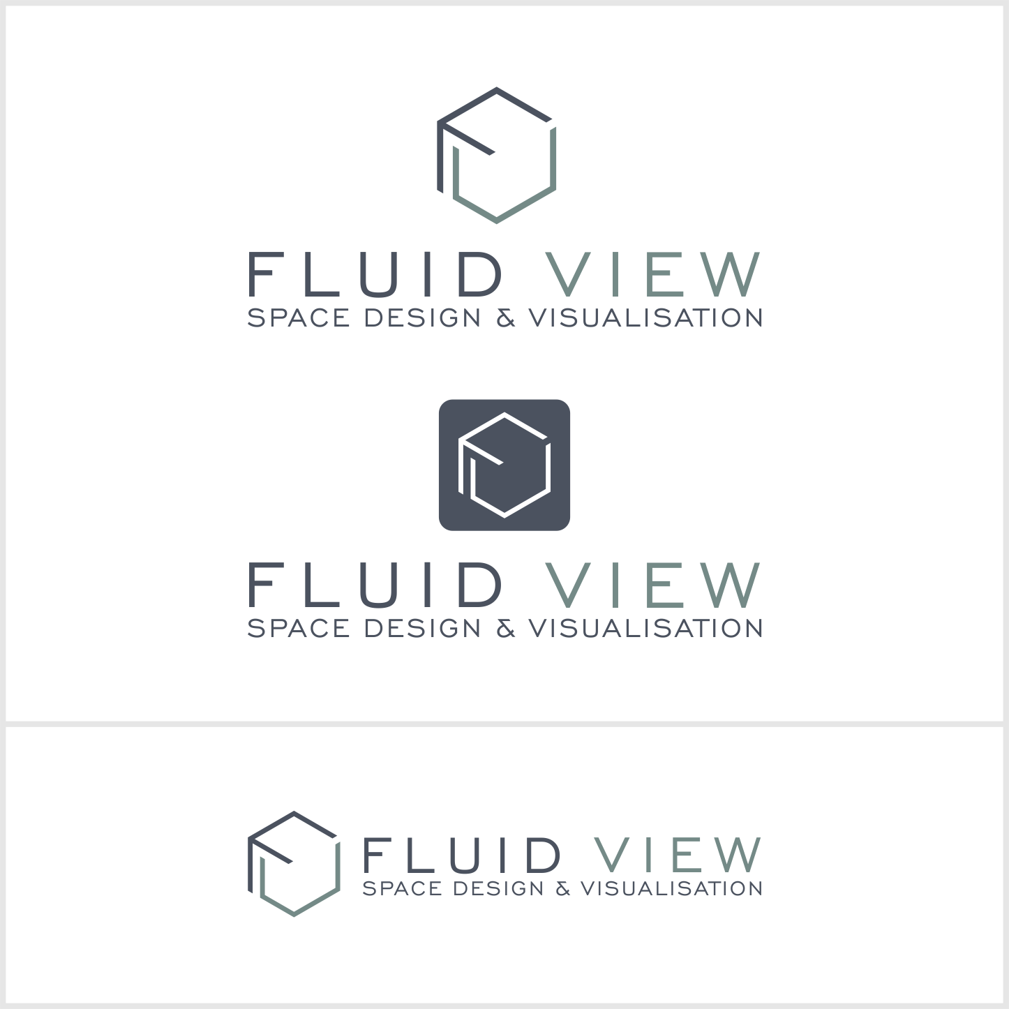 Logo Design by Arham Hidayat for Fluid View | Design #25120966