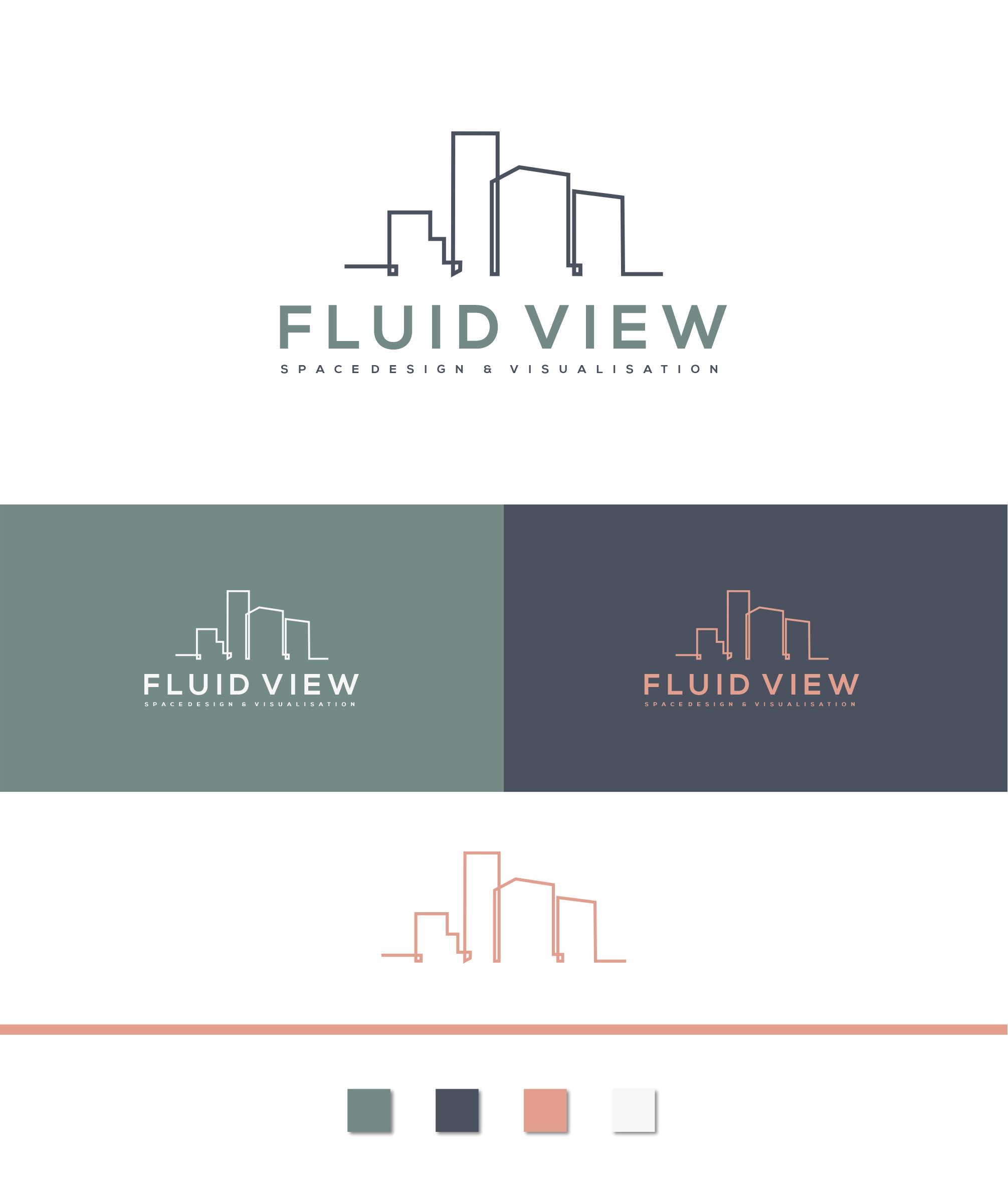 Logo Design by debdesign for Fluid View | Design #25088614