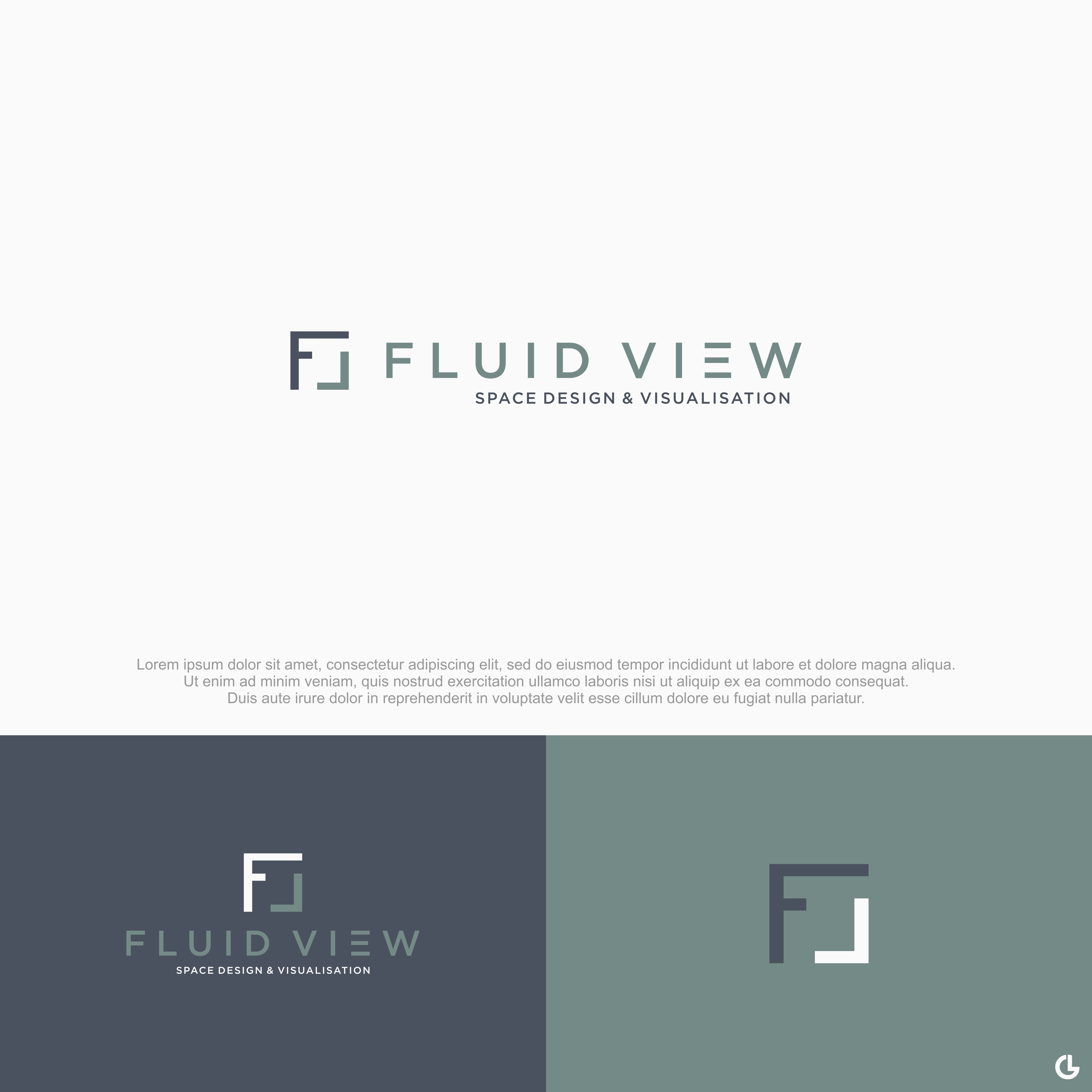 Logo Design by R!CKY for Fluid View | Design #25108437