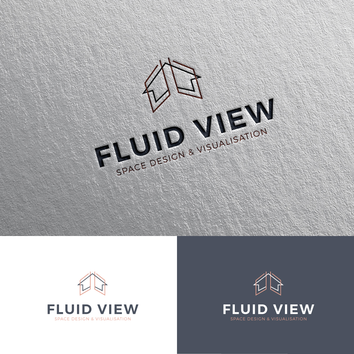 Logo Design by Rii for Fluid View | Design #25084034
