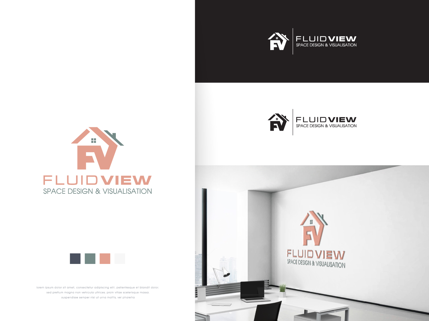 Logo Design by artcircles for Fluid View | Design #25089761