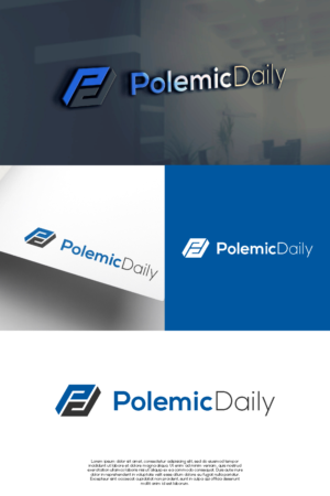 Polemic Daily | Logo Design by untung bertubi-tubi