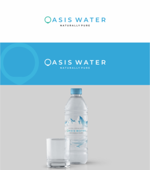 Oasis Water (tagline: Naturally Pure) | Logo Design by creativechauhan1989