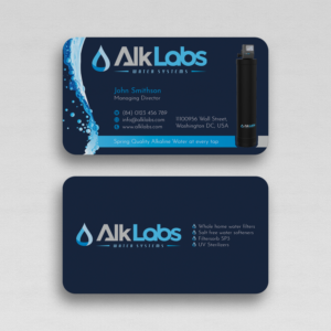 Water Filter Company Needs Bizz Cards!!  | Visitenkarten-Design von WebixBD