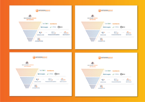 How it Works Diagram for Marketing Agency  | Vector Design by Pixper