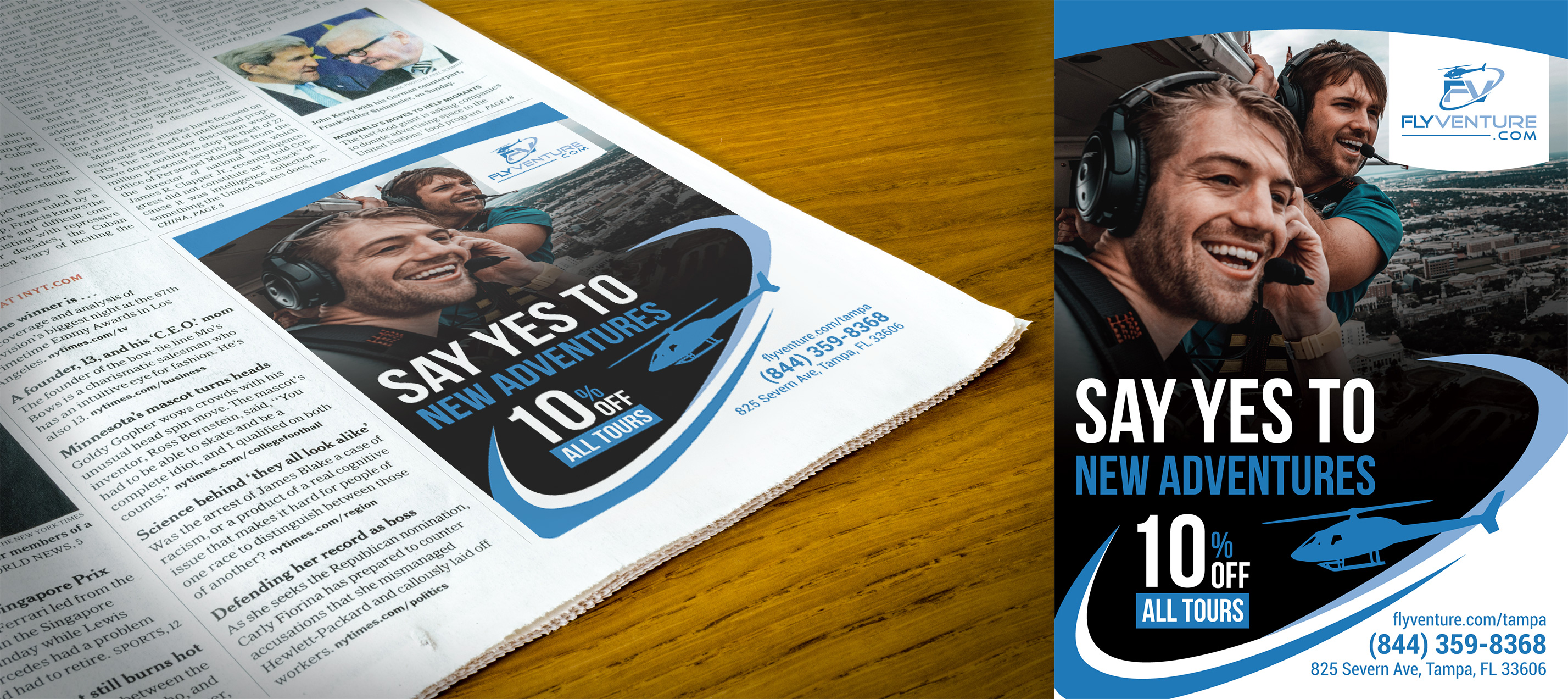 Graphic Design by Impressive Solutions for flyVENTURE, LLC | Design #25092410