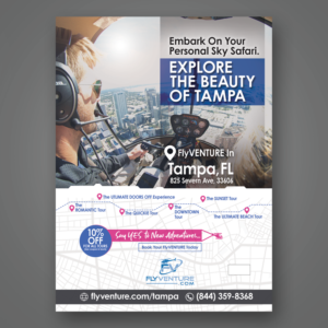 flyVENTURE Graphic Design for a Display Ad 3.625inch x 4.937inch (by Niclas Herle) | Design Graphique par umesh mahale